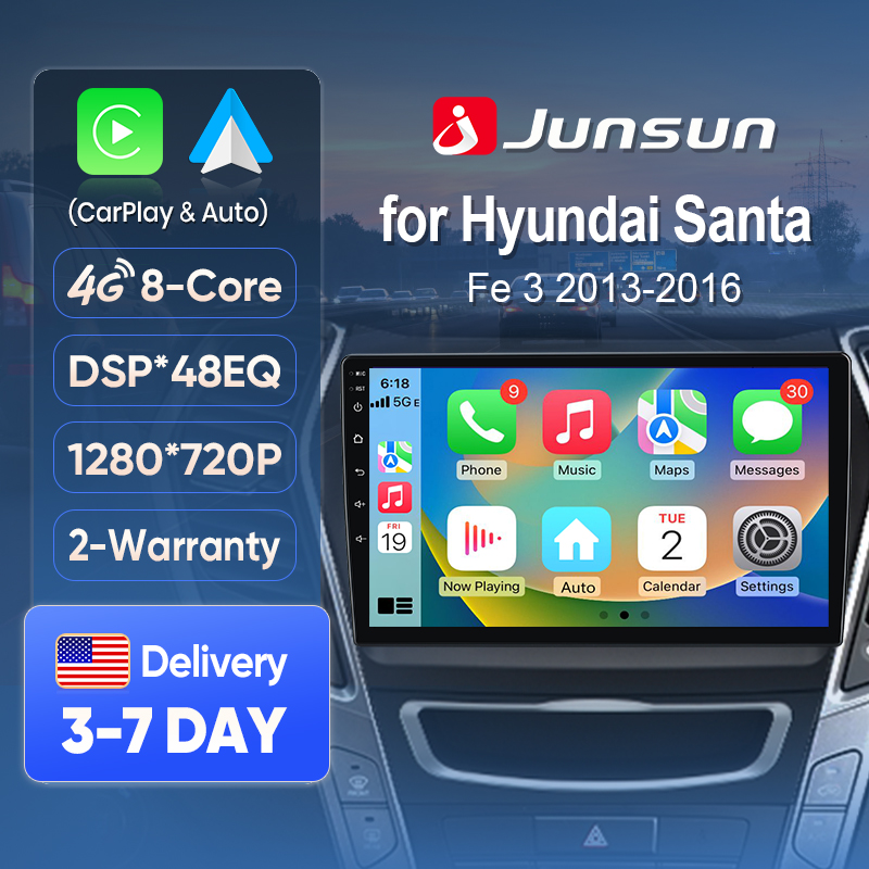 ジュンサンAI音声カーステレオラジオ ワイヤレスCarPla - Traditional Korean Lifestyle のレビューと価格